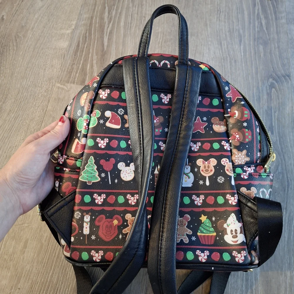 Disney Parks Loungefly Bag Holiday Christmas Snacks Food Backpack 2019 Retired